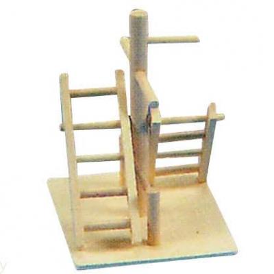 aire de jeux bois