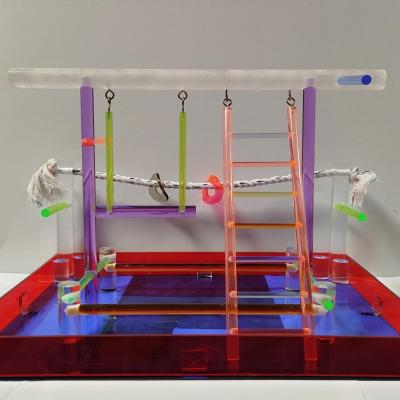 aire de jeux conures, perruches et grandes perruches